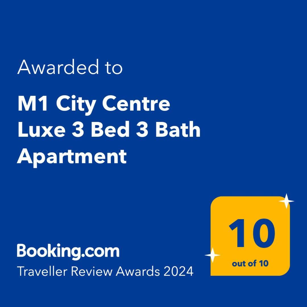 M1 City Centre 3 Bed 3 Bath Luxe Penthouse Manchester Eksteriør billede