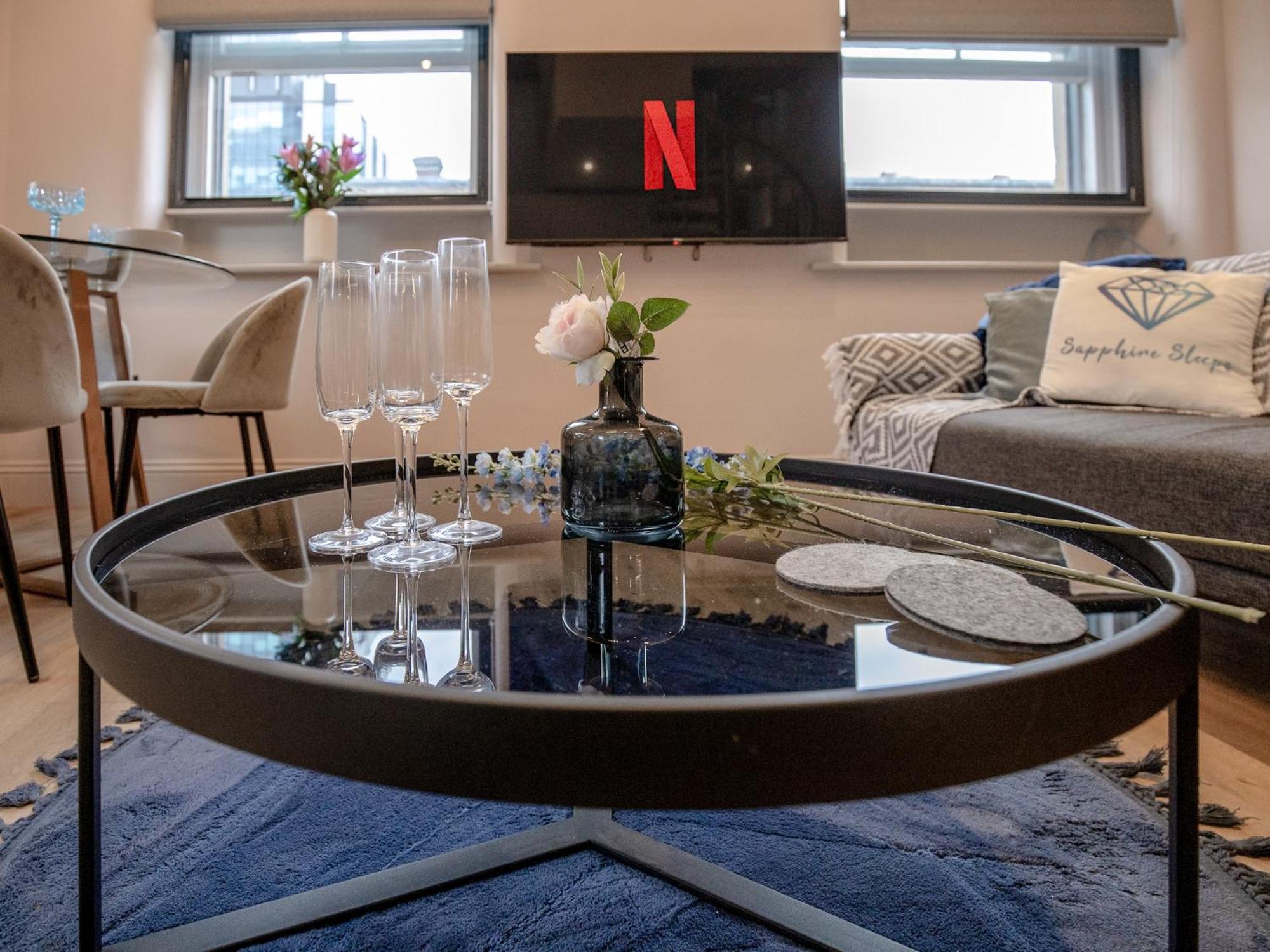 M1 City Centre 3 Bed 3 Bath Luxe Penthouse Manchester Eksteriør billede